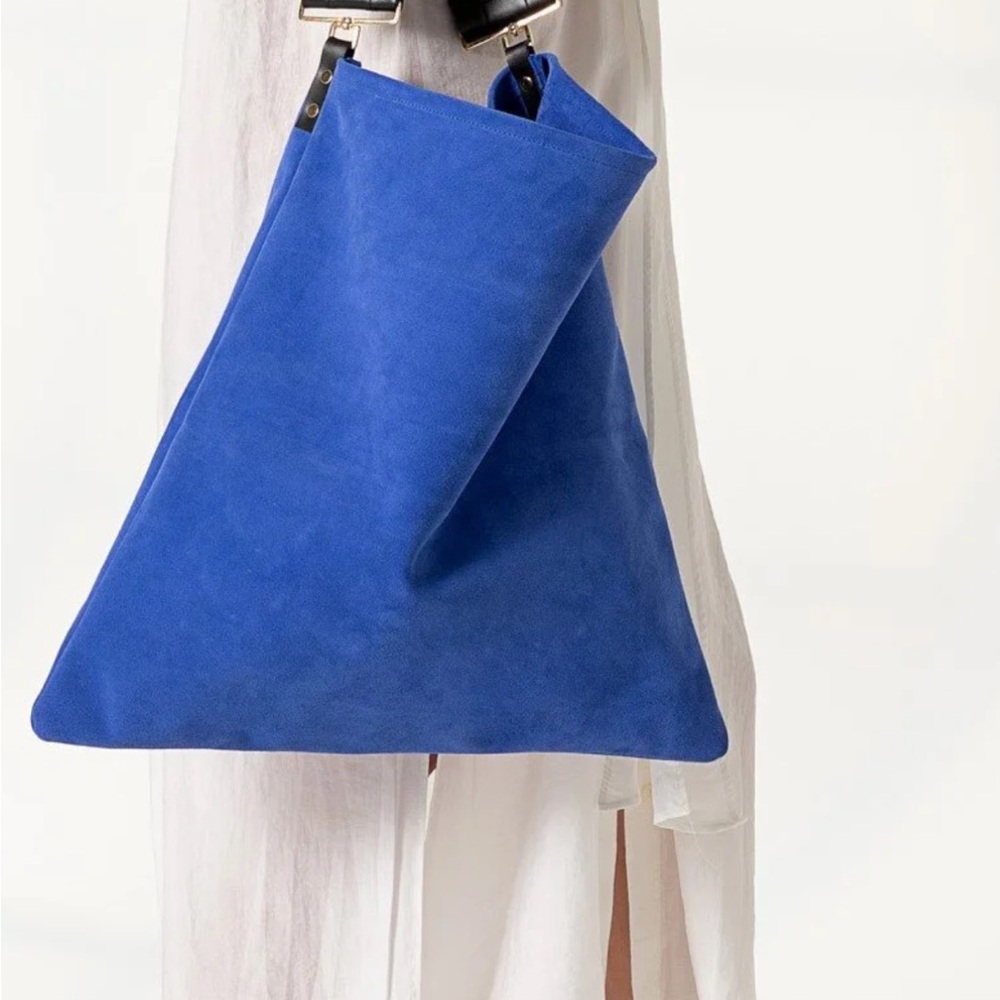 NWT Ana Koutsi Chic Blue Women's Shoulder Bag